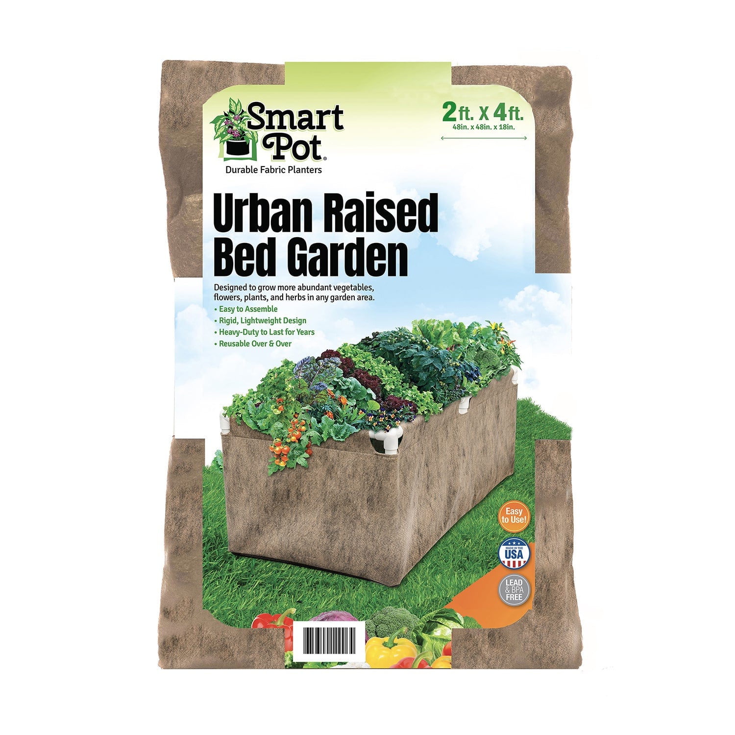 smart pot raised bed planter Smart Pot Urban Raised Bed
