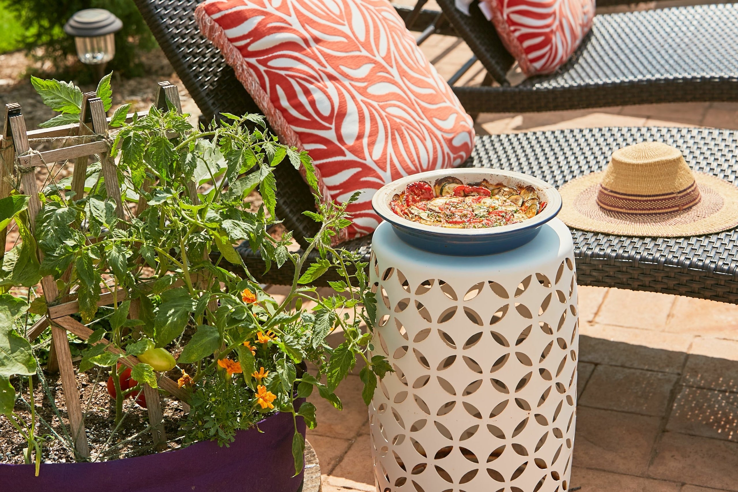 Rataouille Recipe with Ingredients from Smart Pot Garden