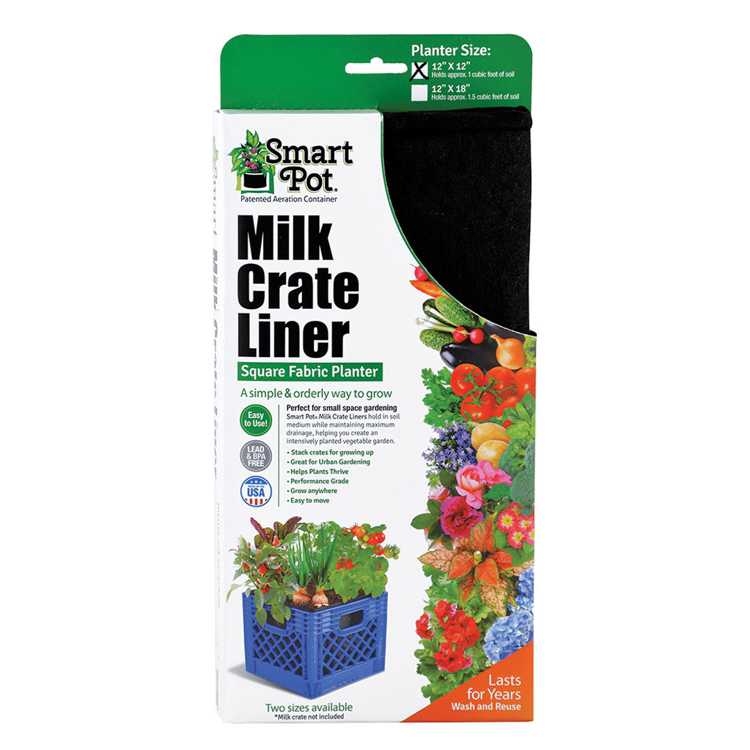 pot liner for plants Smart Pot Milk Crate Liner