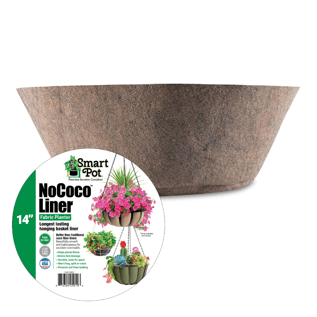 liner for hanging planter Smart Pot NoCoco Liner 12 Inch / Natural