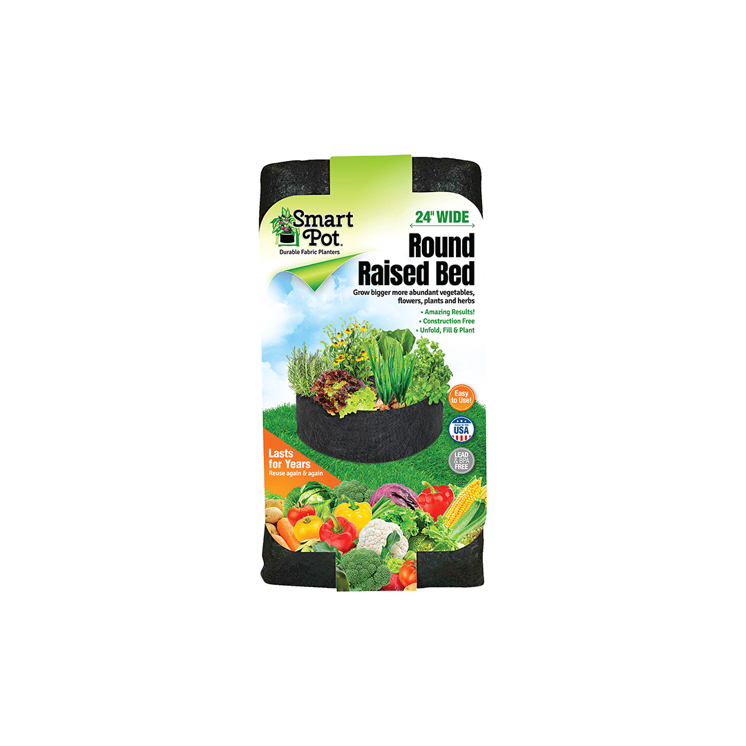 smart pot raised bed planter Smart Pot Round Raised Bed