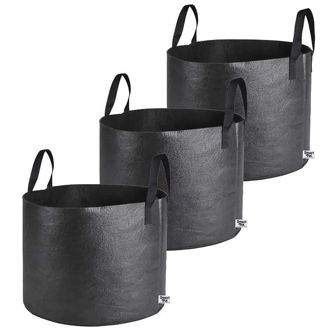 smart pot 15 gallon fabric planter Smart Pot 15-Gallon Vegetable Planters (3 Pack)