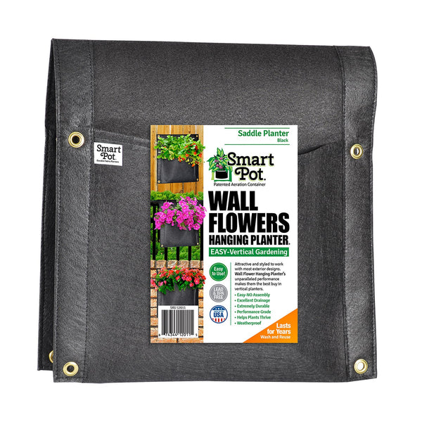Smart Pot Wall Flower Saddle Planter