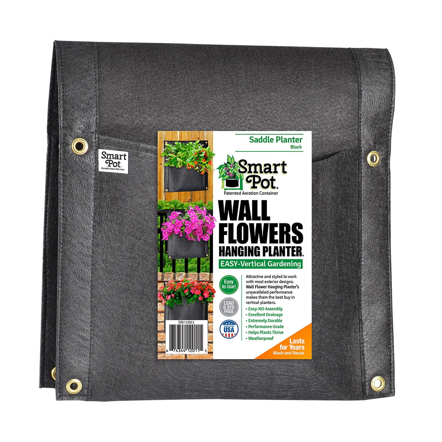 Wall Flower Hanging Planter – Saddle Bag