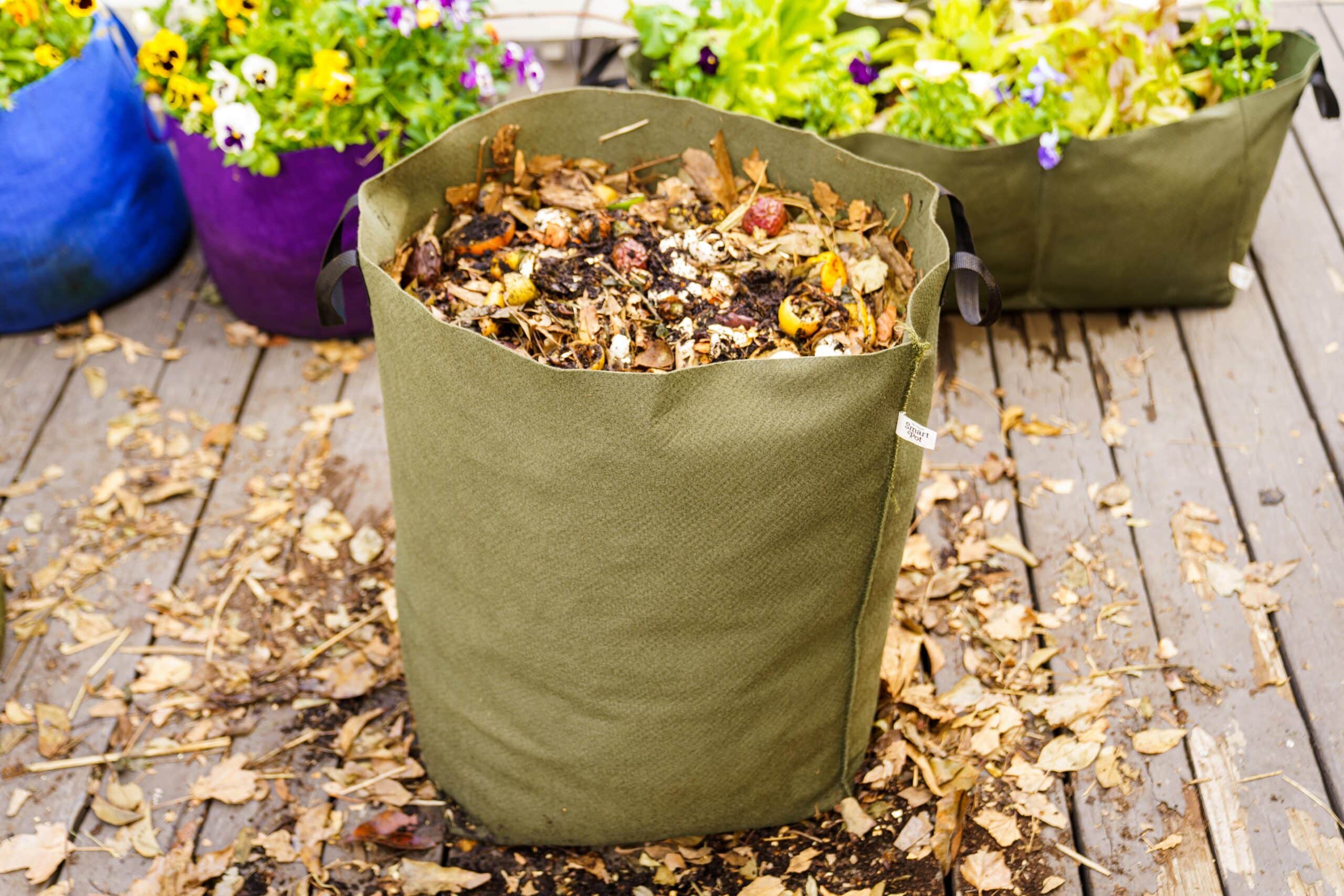 Smart Pots 12120 Compost Sak Fabric Composting Container
